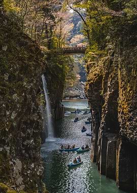 Takachiho Gorge in Kyushu, Japan