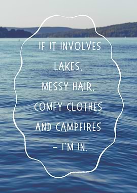 Lake Life Quote