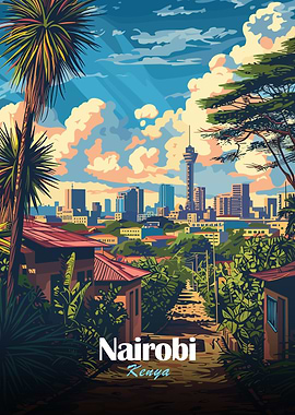 Nairobi Kenya Cityscape