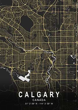 Calgary Silver City Map