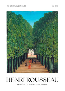Henri Rousseau: Avenues in a Park