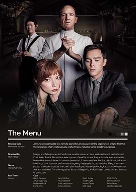 The Menu Movie Poster