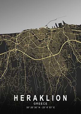 Heraklion Silver City Map