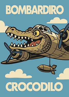 Italian brainrot Bombardiro Crocodilo