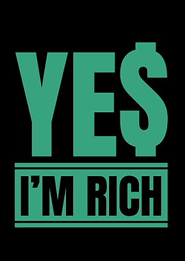 Yes I'm Rich Typography