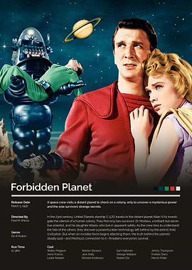 Forbidden Planet Movie Poster