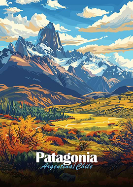 Patagonia Landscape Art