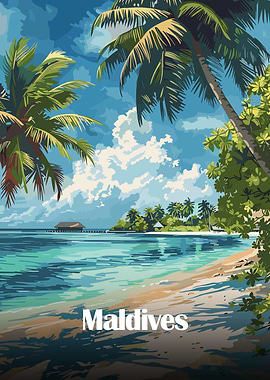 Maldives Tropical Beach Paradise