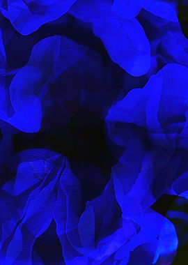 Abstract Blue Fabric Dark Background