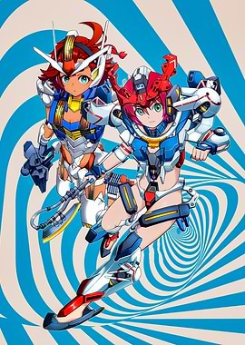 Girls in Mecha Suits