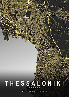 Thessaloniki Silver Map