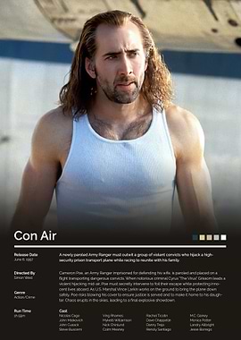 Con Air Movie Poster