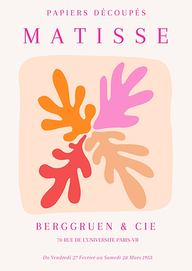 Matisse Papiers Découpés Abstract Shapes Vintage Print