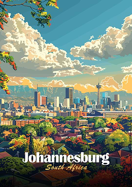 Johannesburg South Africa Cityscape