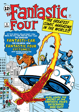 Fantastic Four Classic Comic Cover Number Three