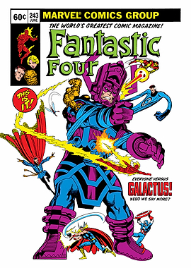 Fantastic Four Classic Comic Cover Galactus