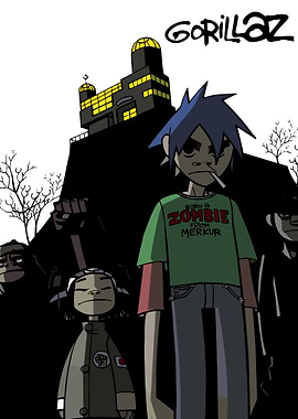 Gorillaz Cartoon Band