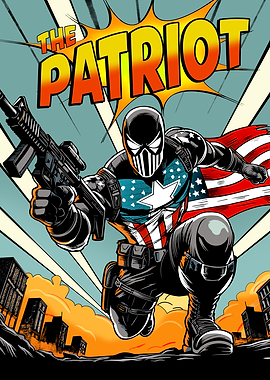 The Patriot Comic Book Cover Art