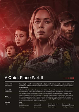 A Quiet Place Part II Movie Poster