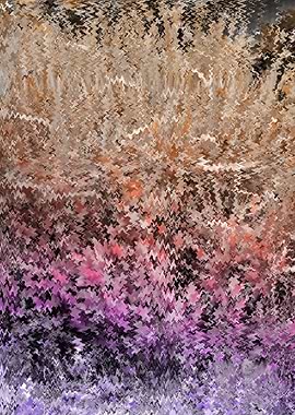 Abstract Color Gradient with Zigzag Pattern 1