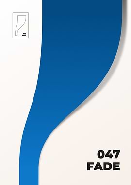 Abstract Blue Fade Design