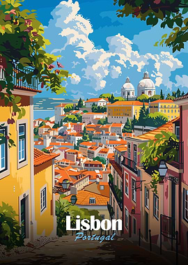 Lisbon Portugal Cityscape