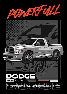 Dodge Ram SRT-10 Illustration