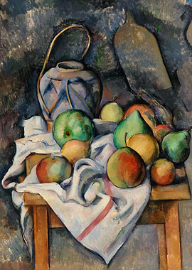 Still Life with Fruit and Pitcher