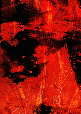 Abstract Red and Black Texture