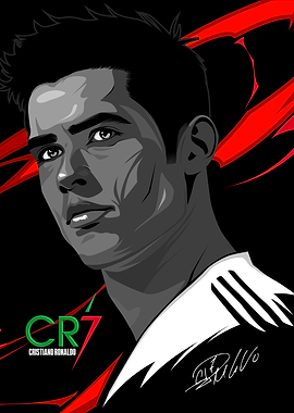 Cristiano Ronaldo Vector Portrait