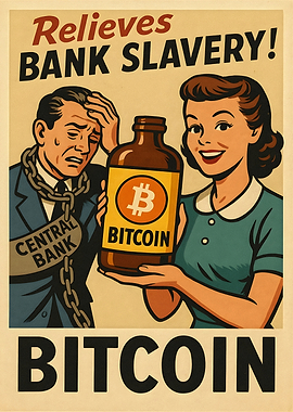 Bitcoin Central Bank Medicine Retro