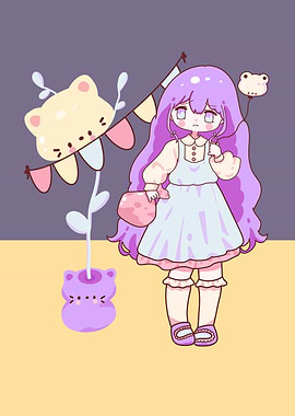 Cute Girl with a balloon