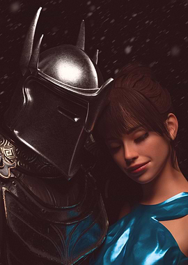 Knight and Lady Portrait