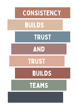 Consistency Builds Trust and Teams