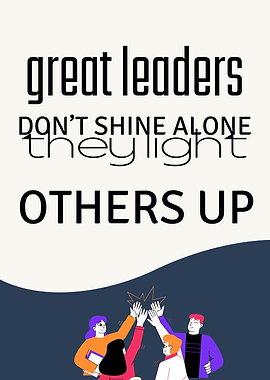 Great Leaders Inspirational Poster