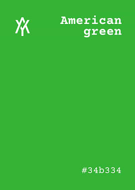 American Green Color Swatch
