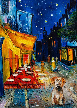 Who Let the Dog in the Painting?