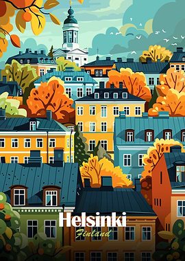 Helsinki Finland Cityscape