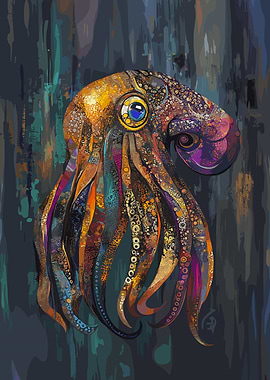 Cuttlefish Poster Art