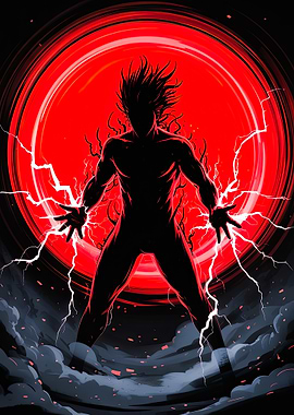 Volt Nexus – Crimson Halo of Electric Fury