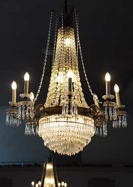 Elegant Crystal Chandelier Lighting Fixture