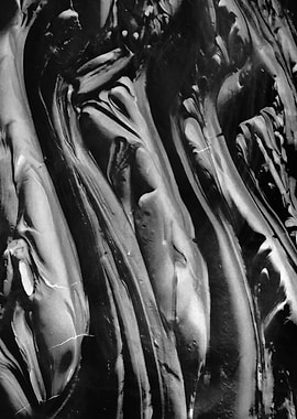 Abstract Black and White Flow