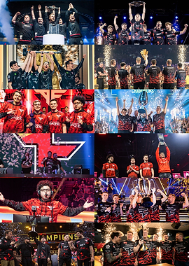 FaZe Clan Champions Collage