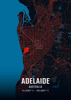 Adelaide City Map