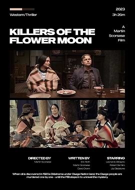 Killers of the Flower Moon Movie Poster
