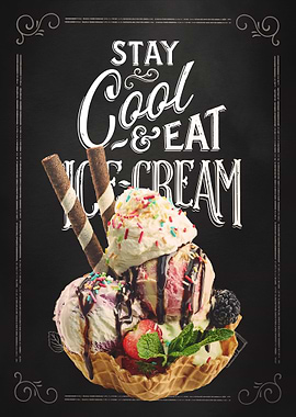 Stay Cool and Eat Ice-Cream