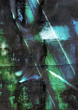 Abstract Green and Blue Texture