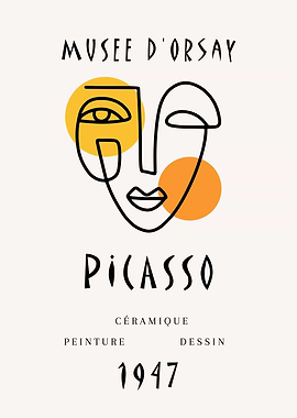 Musee D'Orsay Picasso 1947 Poster