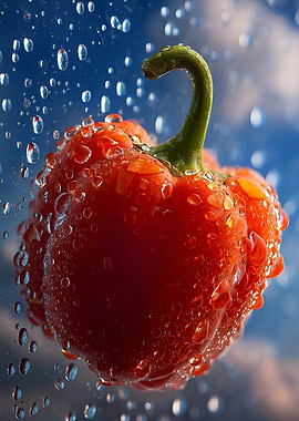 Wet Red Pepper