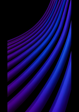 Abstract Blue and Purple Lines